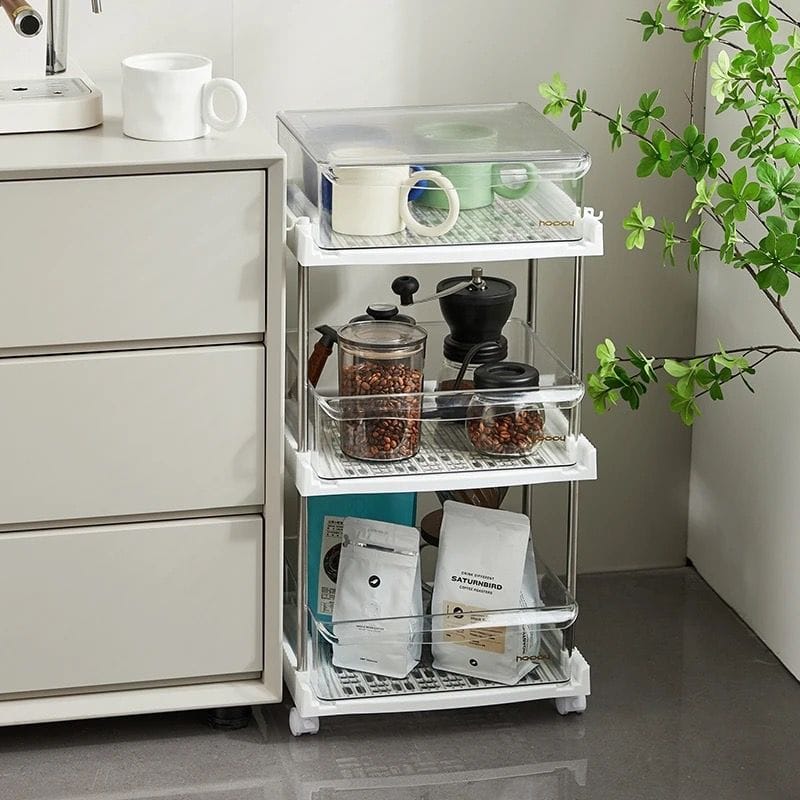 3 layer standing storage rack/organizer