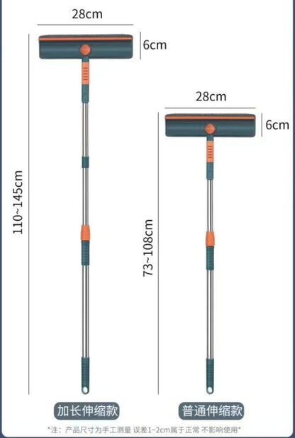 2 in 1 Telescopic window cleaning mop