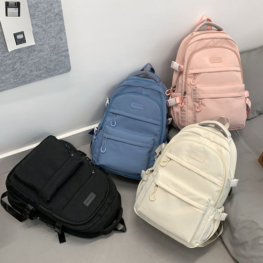 High quality solid colour backpack