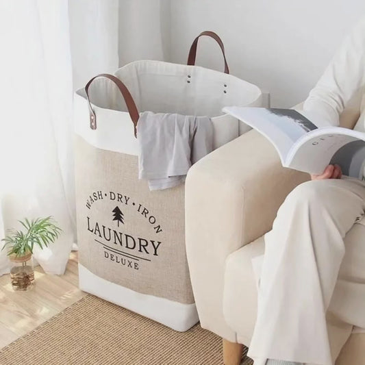 Large capacity laundry basket