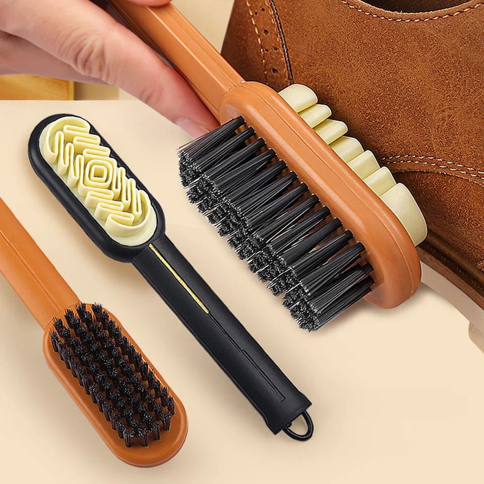 2 Sided Shoe Boot Cleaning Brush