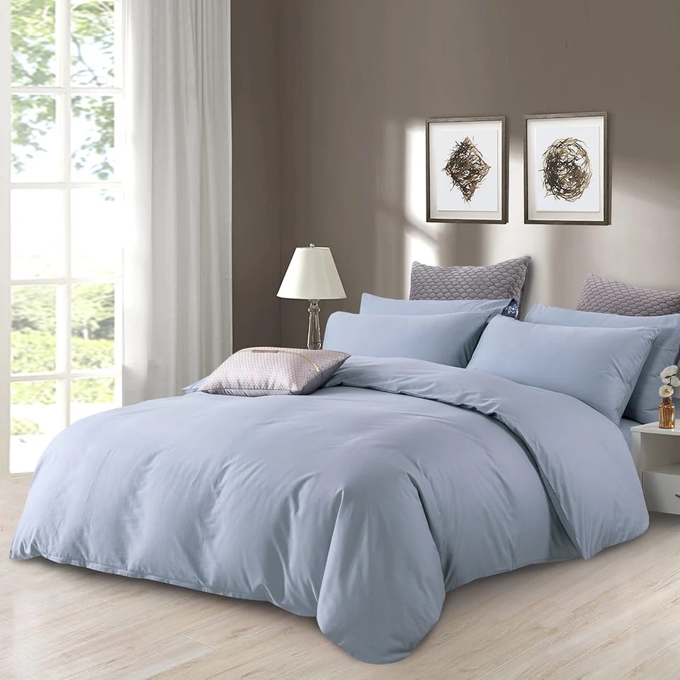 4pc 6*7 Plain Duvet Cover Set