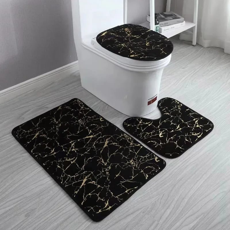 3pcs bathroom mats