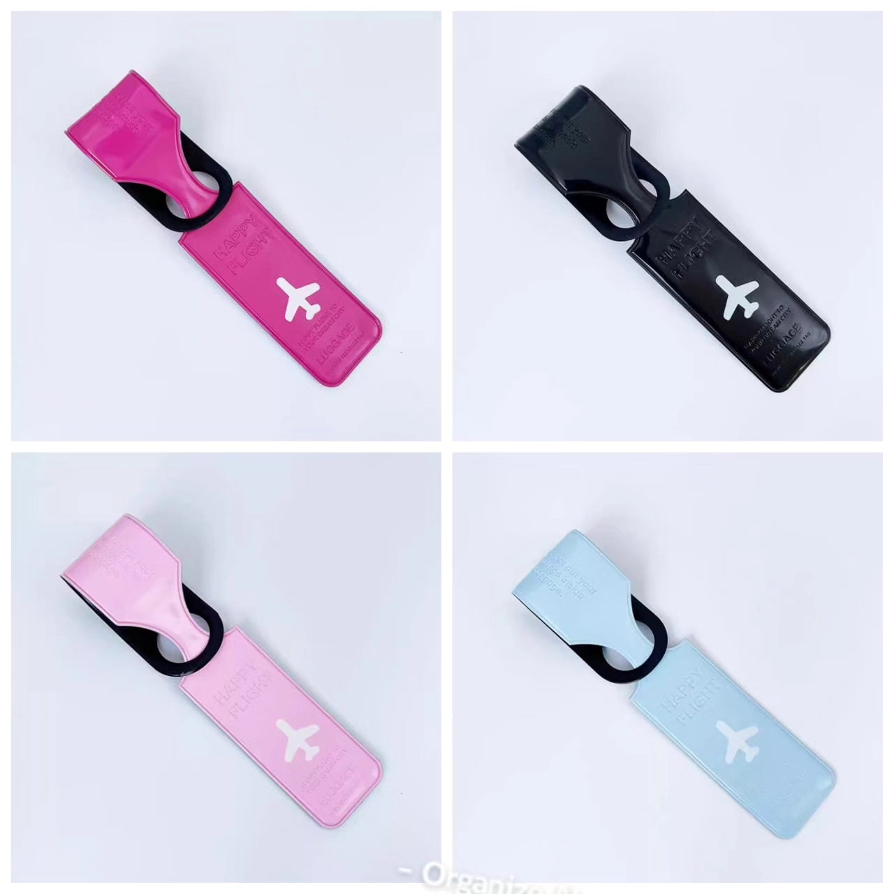 Travel luggage label tags/similar bag identifiers even for school