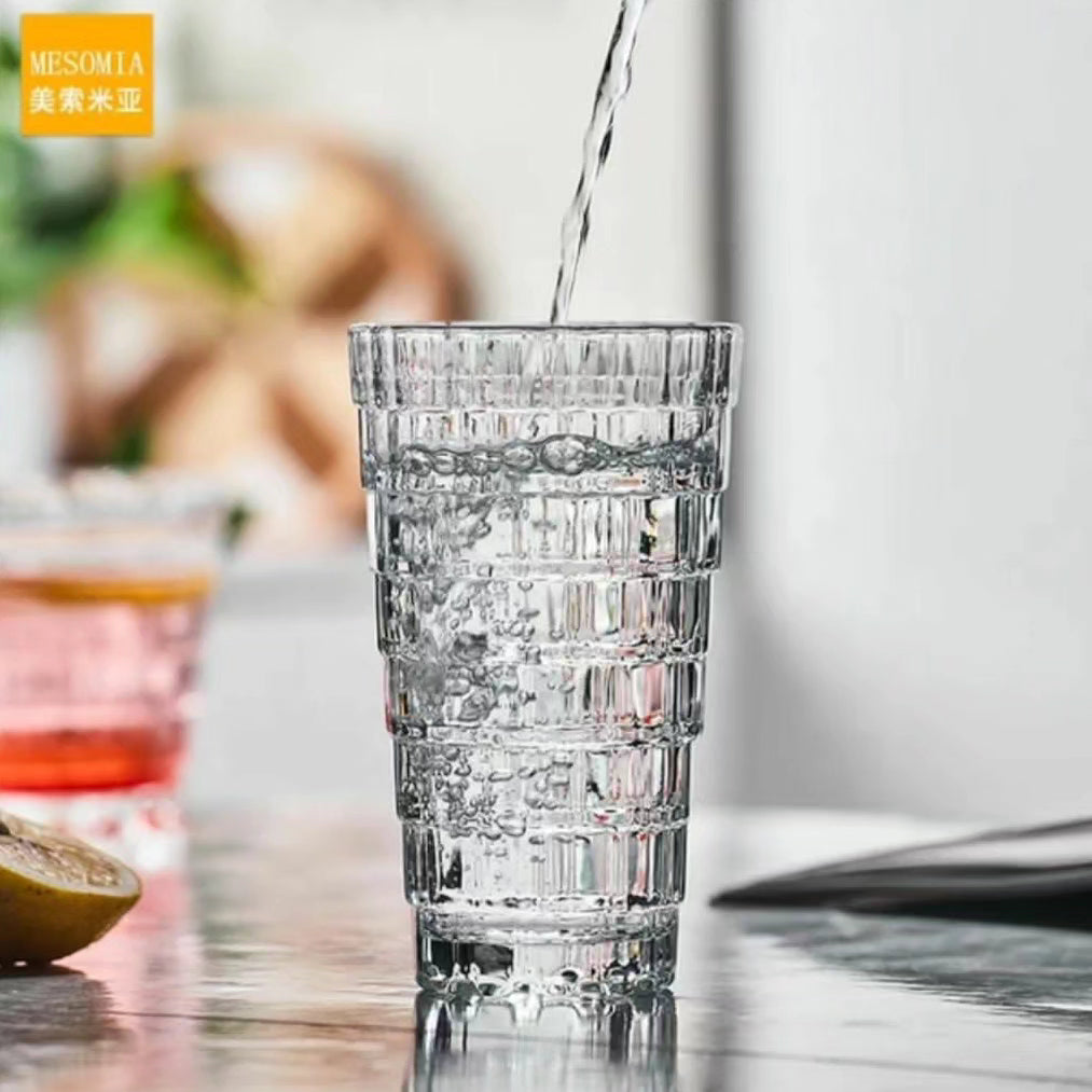 Clear Stackable Glass Cup