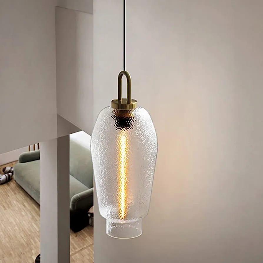 Modern metal pendant light fixture