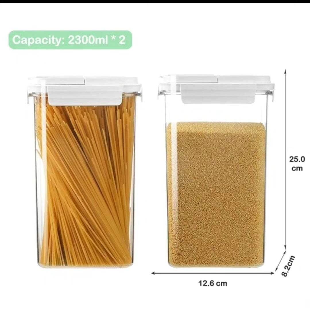 2300ml Airtight Stackable Acrylic Cereal Container