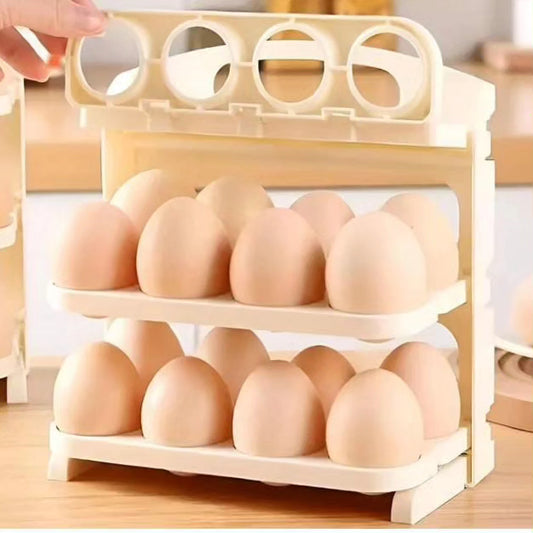 24pcs Ultra - Foldable 3 Layer Egg Tray