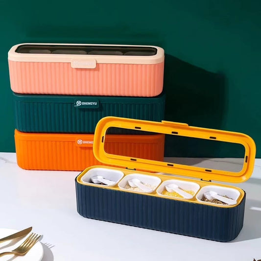 Multi-Compartment Seasoning Box