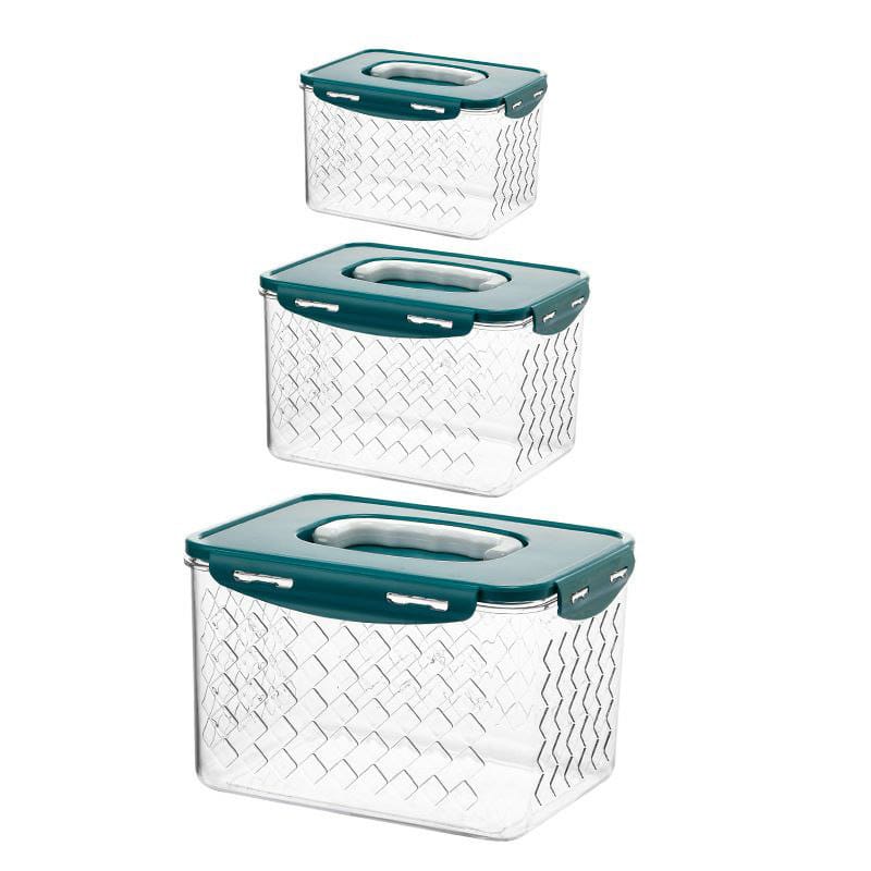 3pcs Acrylic fridge storage containers