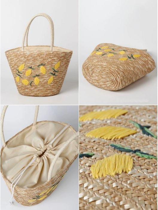 Beach Straw Bag