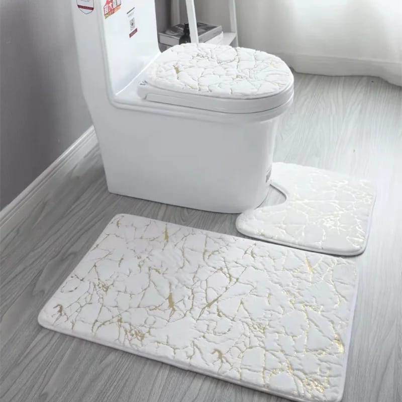 3pcs bathroom mats