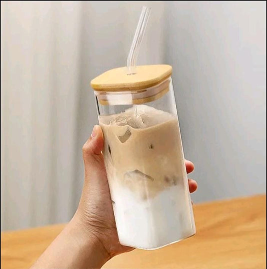 470ml Transparent Glass Cup