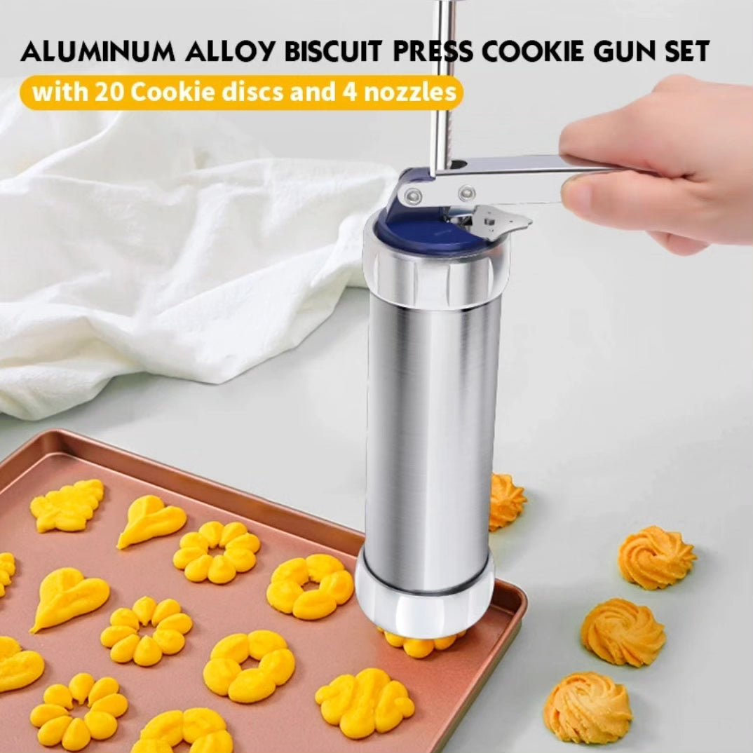 Stainless cookie press