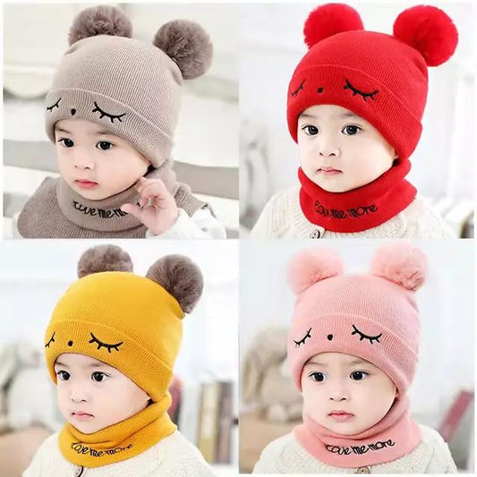 Kids beanie marvin and scarf