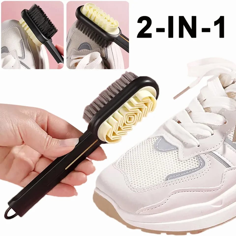 2 Sided Shoe Boot Cleaning Brush
