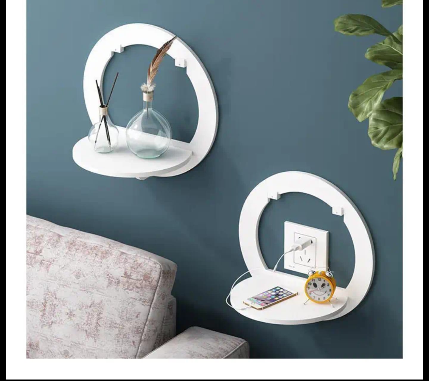 Wall mounted floating storage