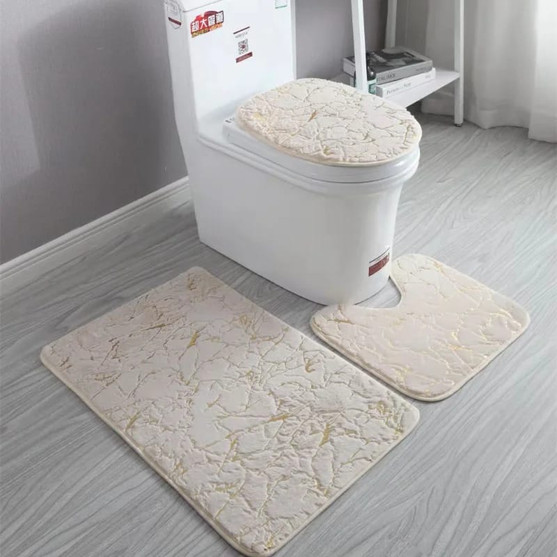 3pcs bathroom mats