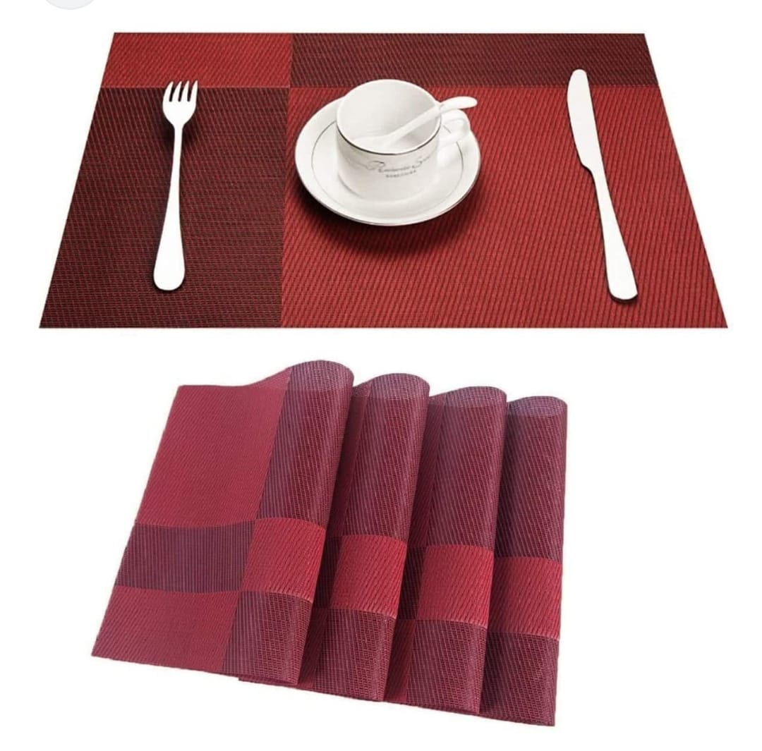 6 PCs PVC table mats