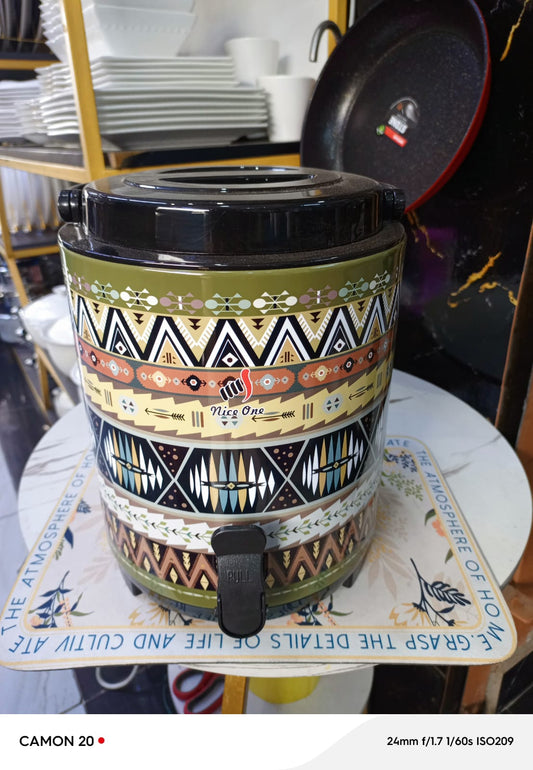 7.7L Tribal Print Tea Urn