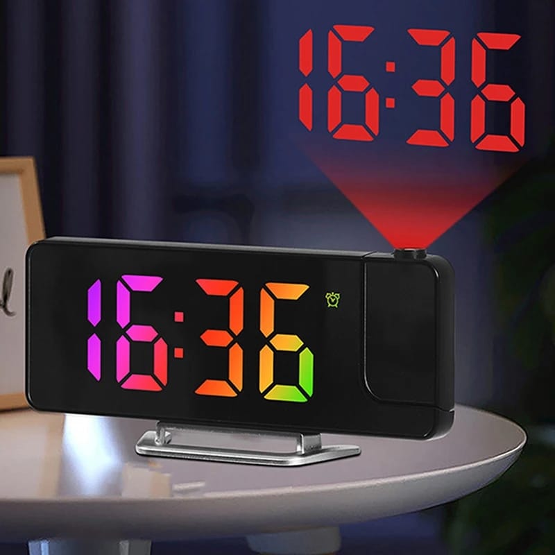 Projection alarm clock