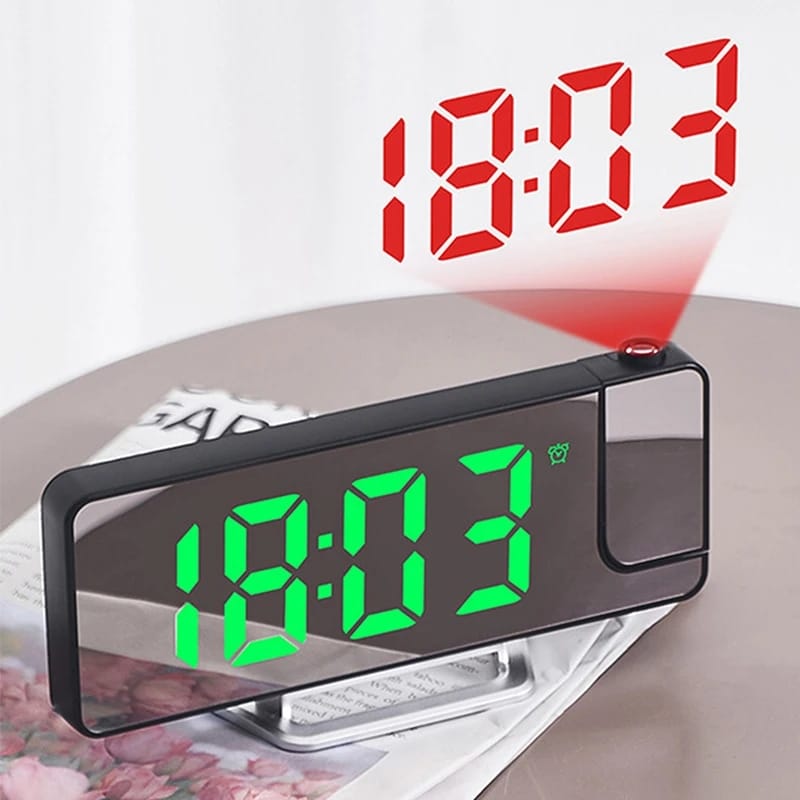 Projection alarm clock