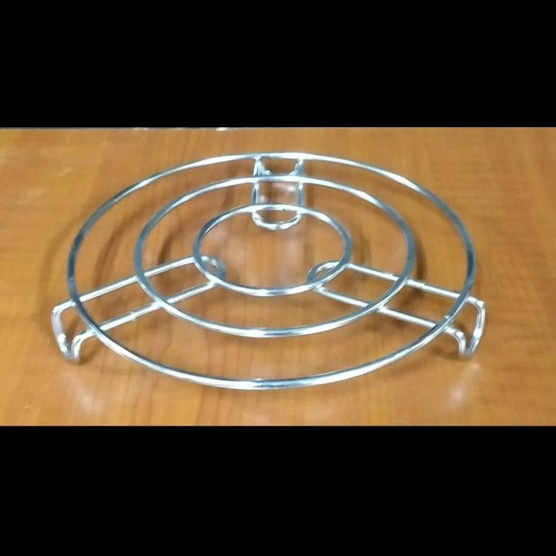 Stainless Steel Hot Mat Stand  for placing hot sufuria while dining or for steaming