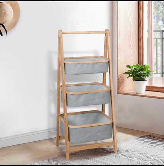 3 tier bathroom organizer with removable basket