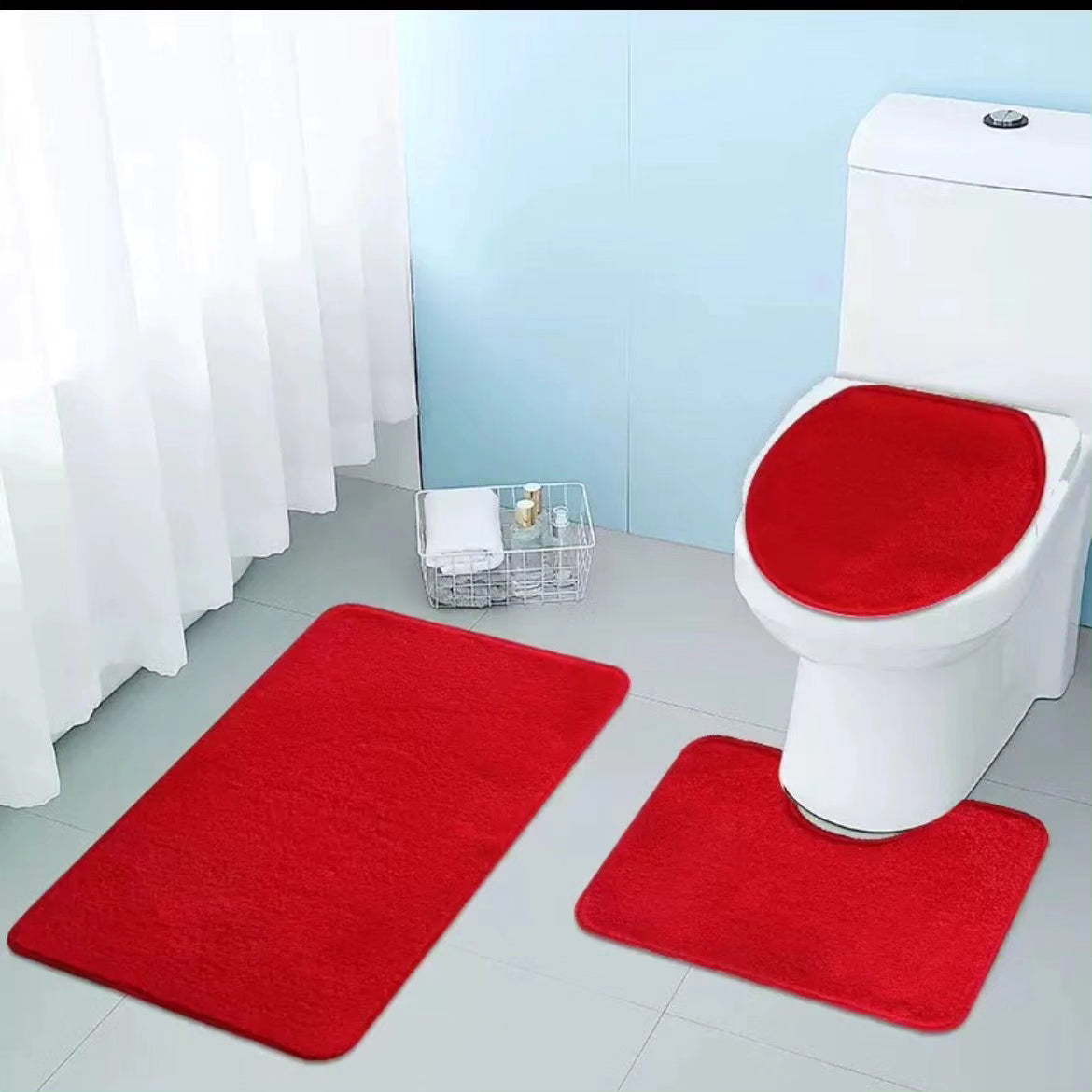 3pc absorbent Toilet Mat