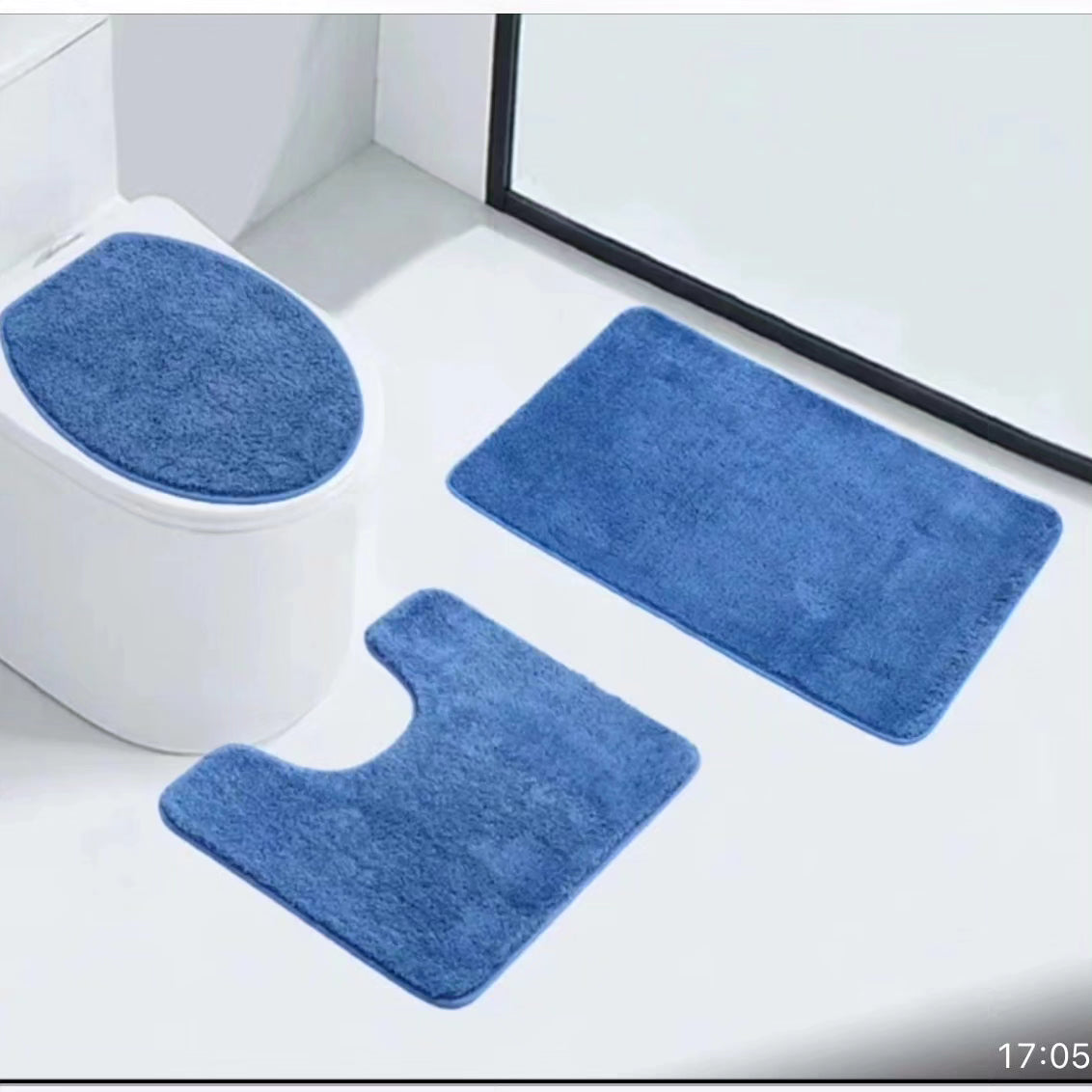 3pc absorbent Toilet Mat