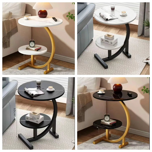 Luxury Double Layer Side Table