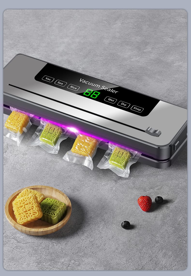 Electric Vacuum Sealer Machine with 50pcs Packaging Papers