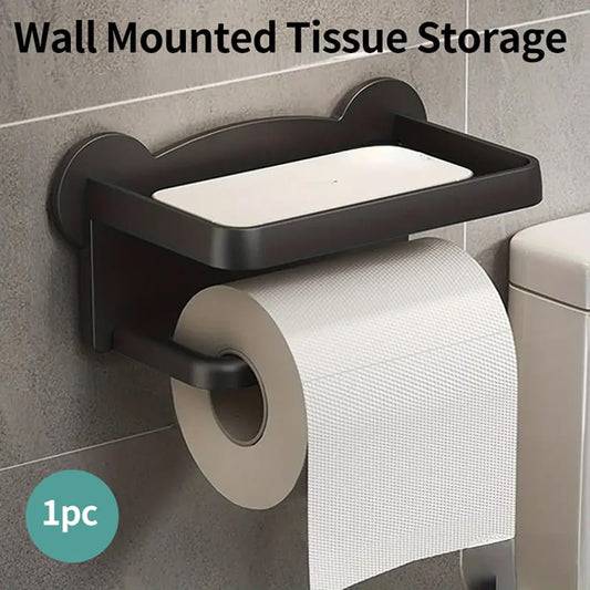 Punch Free Wall Mounted Tissue Holder