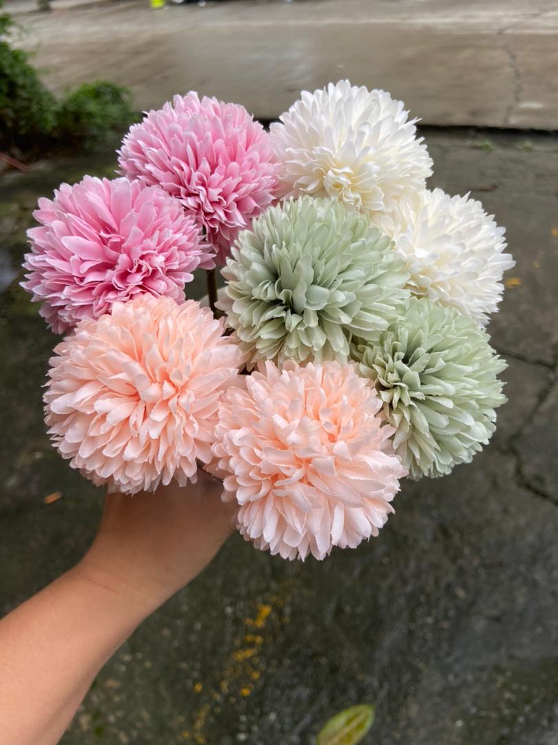 Artificial 6pc dandelion flowers