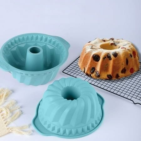 3D silicon muffin baking tins