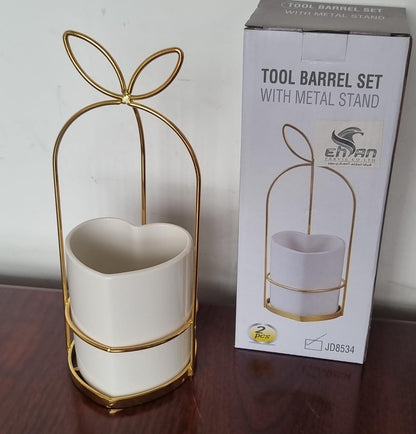 Ceramic cutlery holder