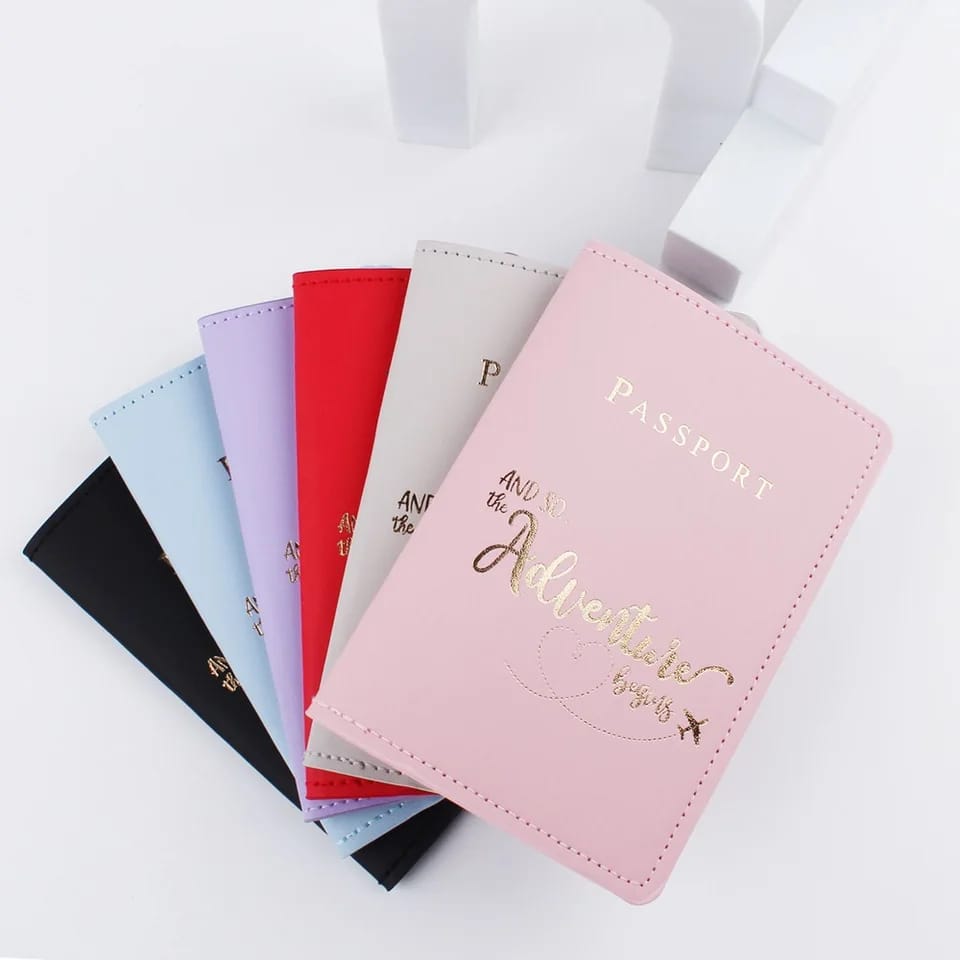 High quality PU leather passport cover/holder