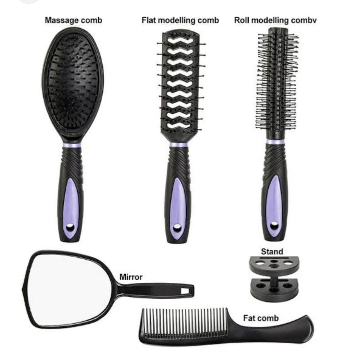 6 in 1 Hair comb set