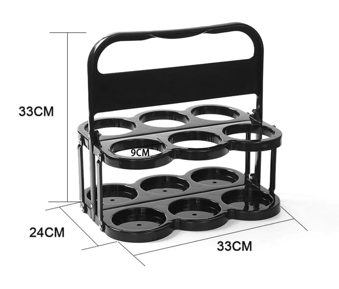 6 Slot bottle organizer carrier