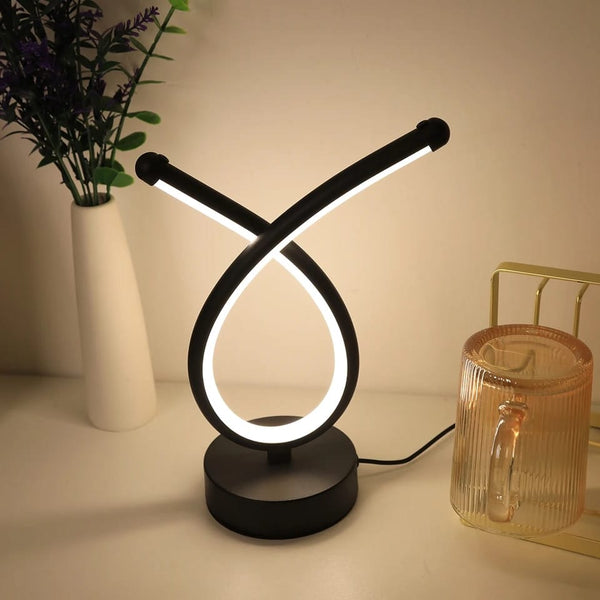 Curved Loop Dimmable Table Lamp