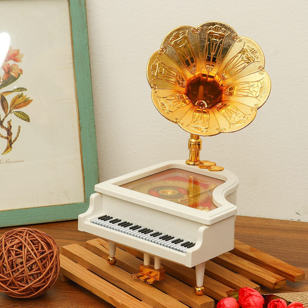 Retro Music Box Piano Home Decoration