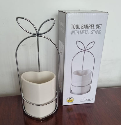 Ceramic cutlery holder
