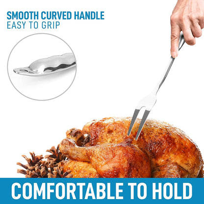 Stainless steel silver serving spoon