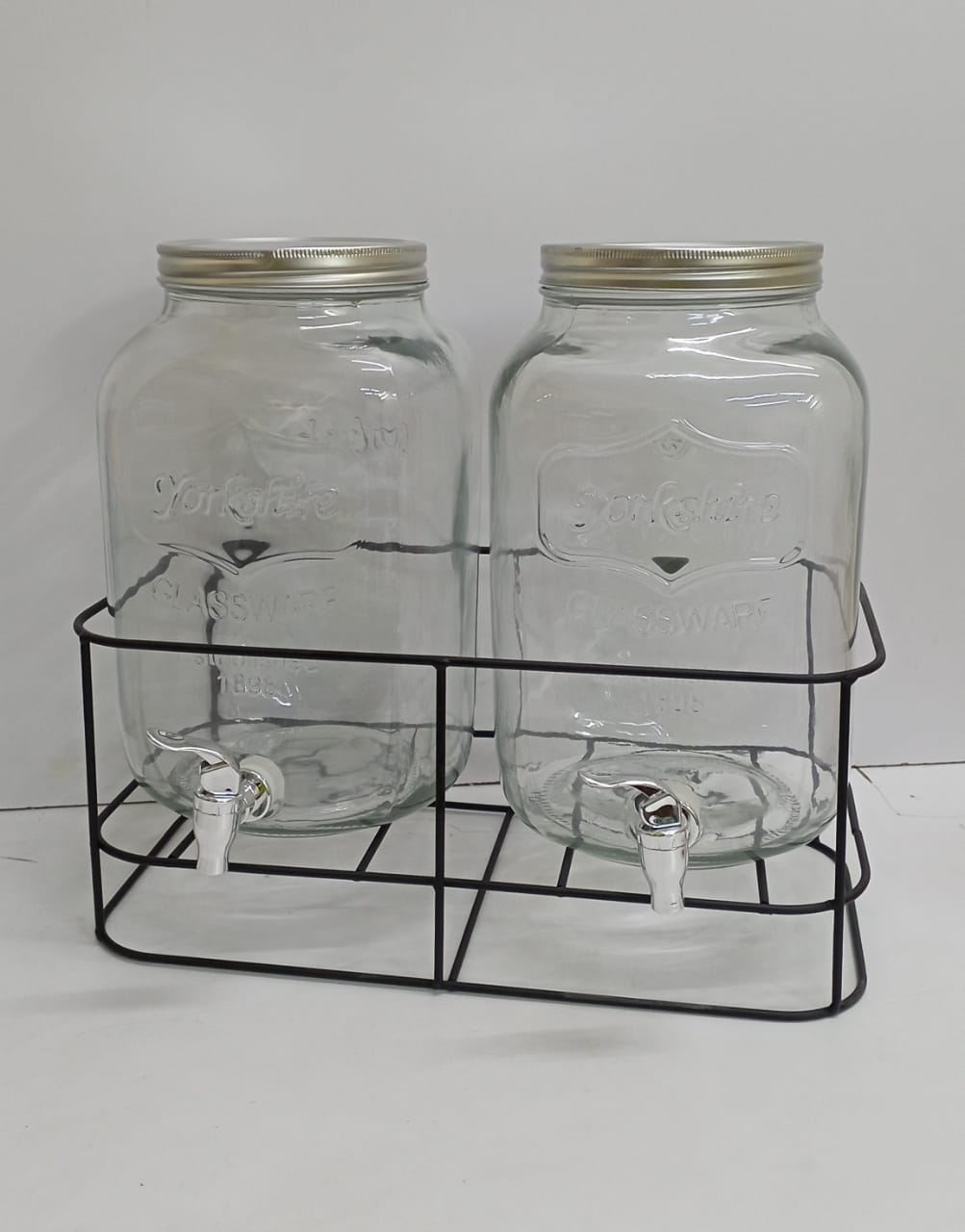 Double Glass Juice dispensers