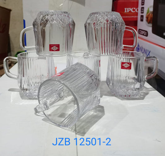 6 pieces Glass cups