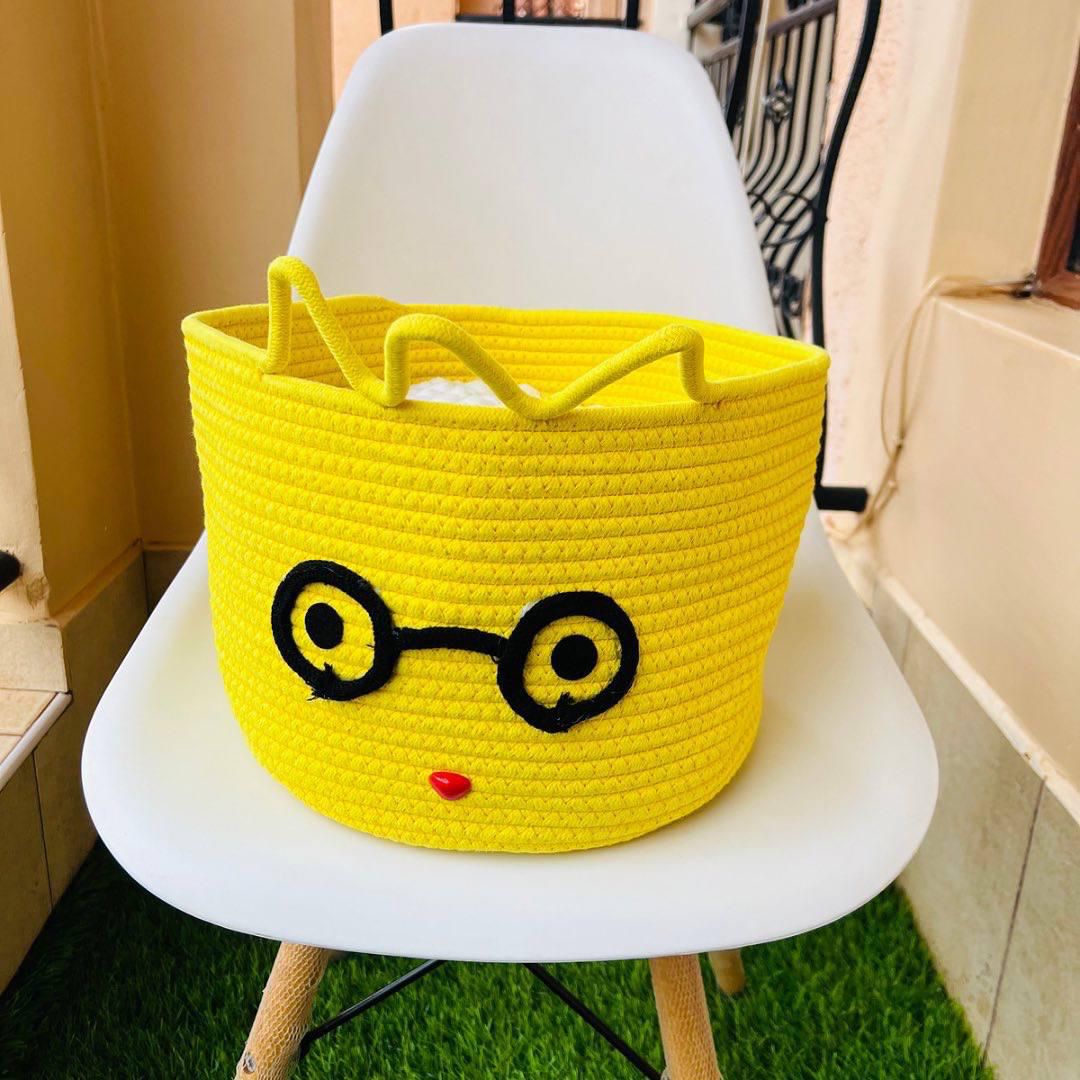 Kids cotton rope basket