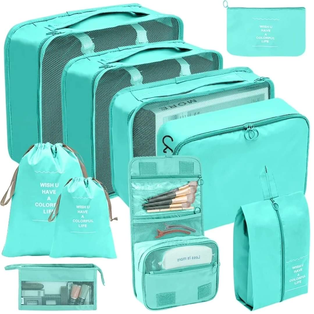 10 in 1 Suitcase Travel Organizers