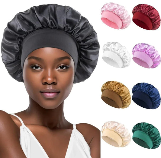 Satin hair bonnet 2pc