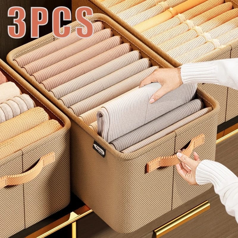 3pc Set Foldable Closet organizer