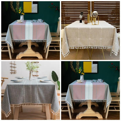 Wide Linen table cloth